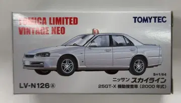 토미텍 TOMICA LIMITED VINTAGE NEO 닛산 스카이라인 25GT-X 기동수사차 (2000년식) (화이트) LV-N126a