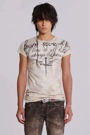 [ 새상품, 미사용 ] Jaded London LOVER TEE XXS 사이즈