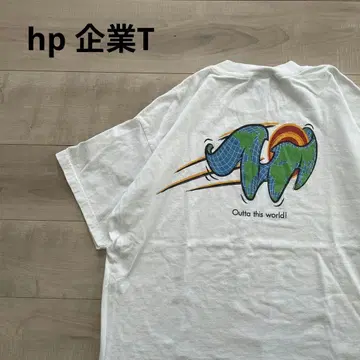 00년대 hp 프로모션 T셔츠 빈티지 기업