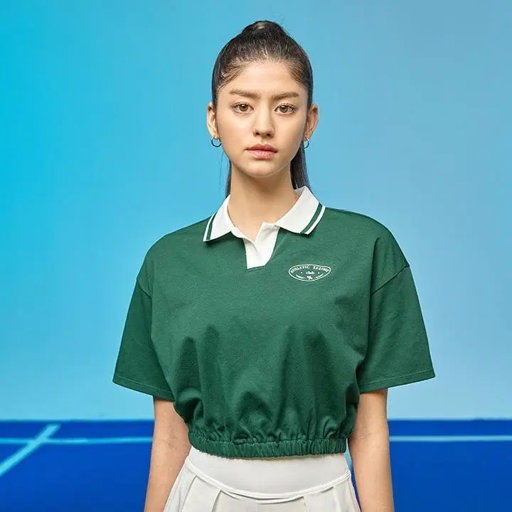 젝시믹스 밴딩 크롭 티셔츠 그ㄴ