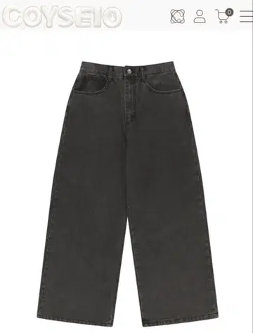 COYSEIO 코이세이오 데님 DENIM PANTS BLACK