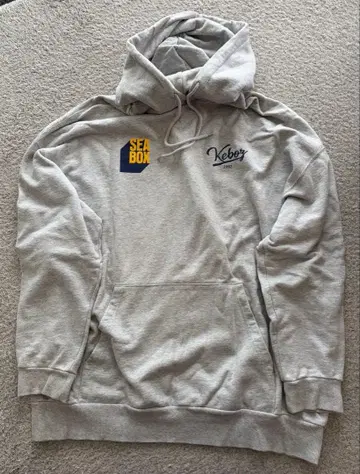 Keboz x SEA BOX 후드티 그레이 XL