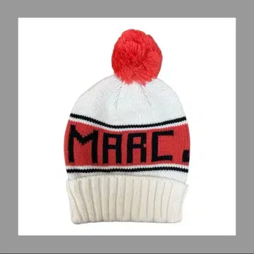 세일 MARC JACOBS 폼폼 포함 로고 니트 캡