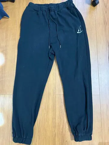 CRONOS 블랙 조거 팬츠