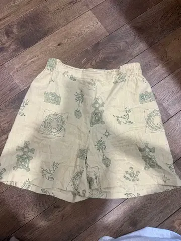 인도산 헤나 염색 코튼 숏팬츠