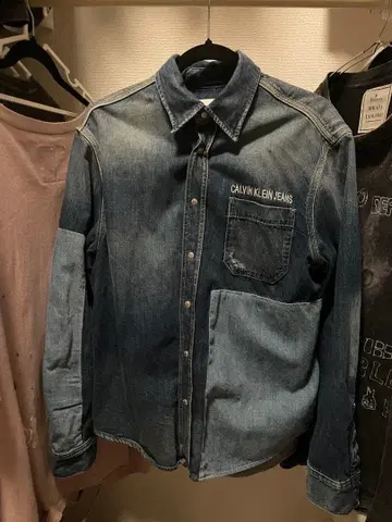 CALVIN KLEIN JEANS 데님 셔츠