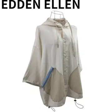 EDDEN ELLEN 후드 부착 아이보리 셔츠 자켓 경량