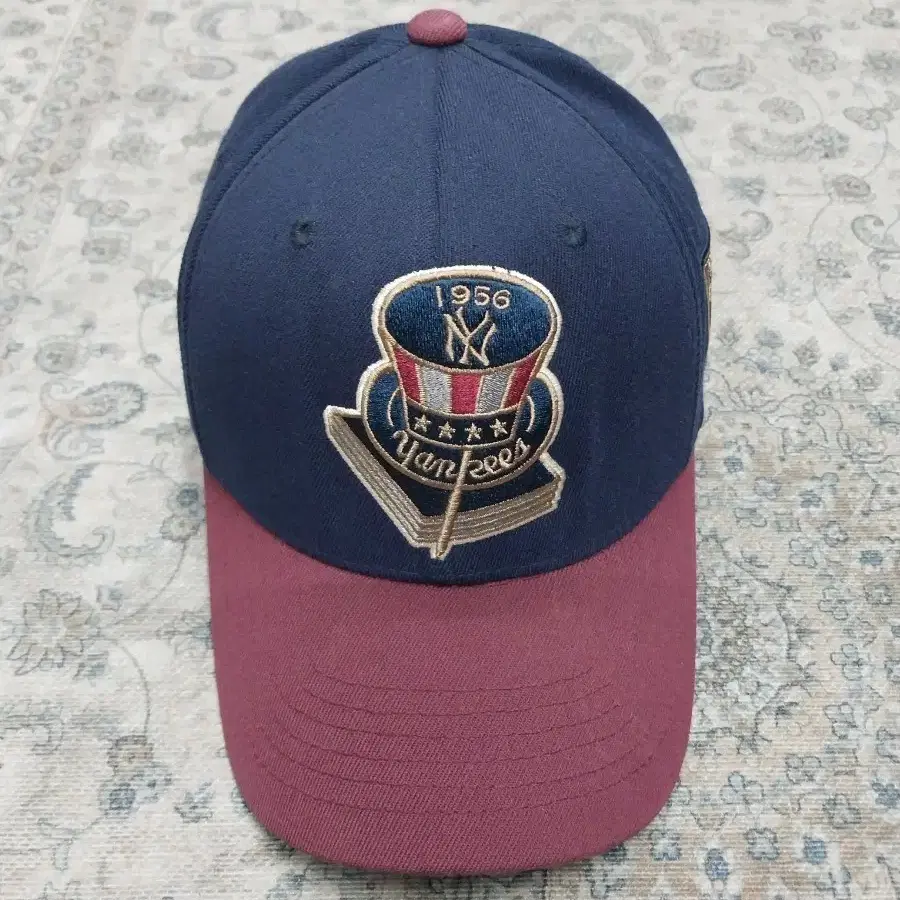 MLB 뉴욕 양키스 쿠퍼스타운 1956 우승기념 패치 투톤 볼캡 XS-S