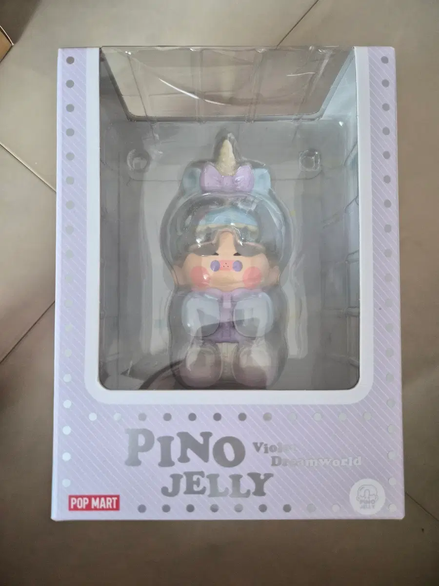 POP MART 피노 젤리 대형 피규어 바이올렛드림월드