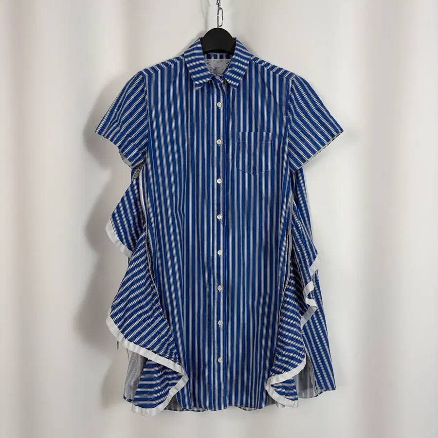 819) Sacai 사카이 플레어 셔츠 드레스