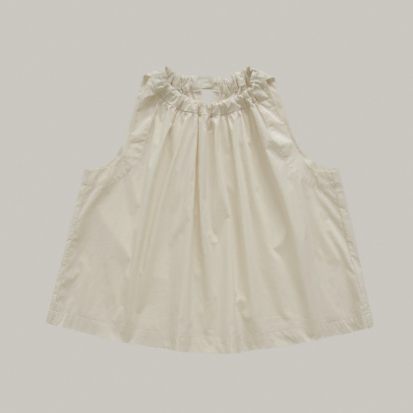 어그스트 셔링 슬리브리스 블라우스 UGST shirring sleeveless blouse