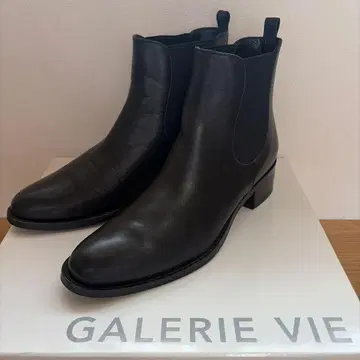 GALERIE VIE 사이드 고어 부츠 블랙 38