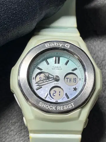 카시오 BGA-100ST BABY-G 가동품 디지털, 아날로그 시계
