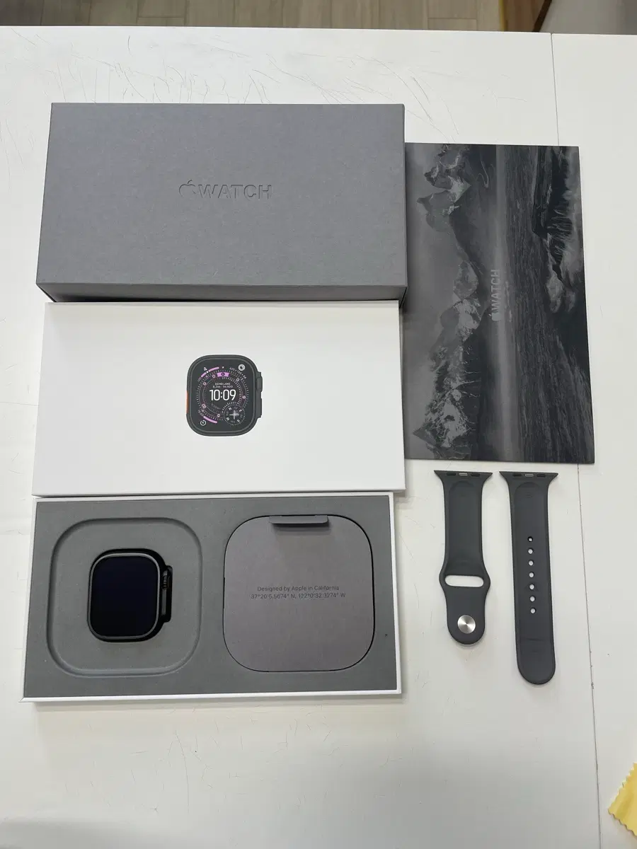 S급 ) 애플워치 울트라 3 49mm 블랙 티타늄