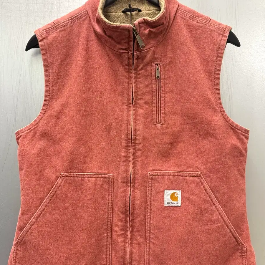 Carhartt 칼하트 포 우먼 레드색상 보아안감 워크 베스트