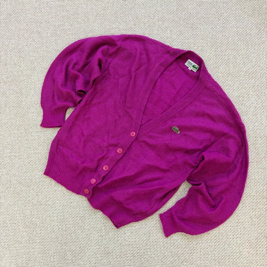 90 라코스테 울 가디건 0826D1