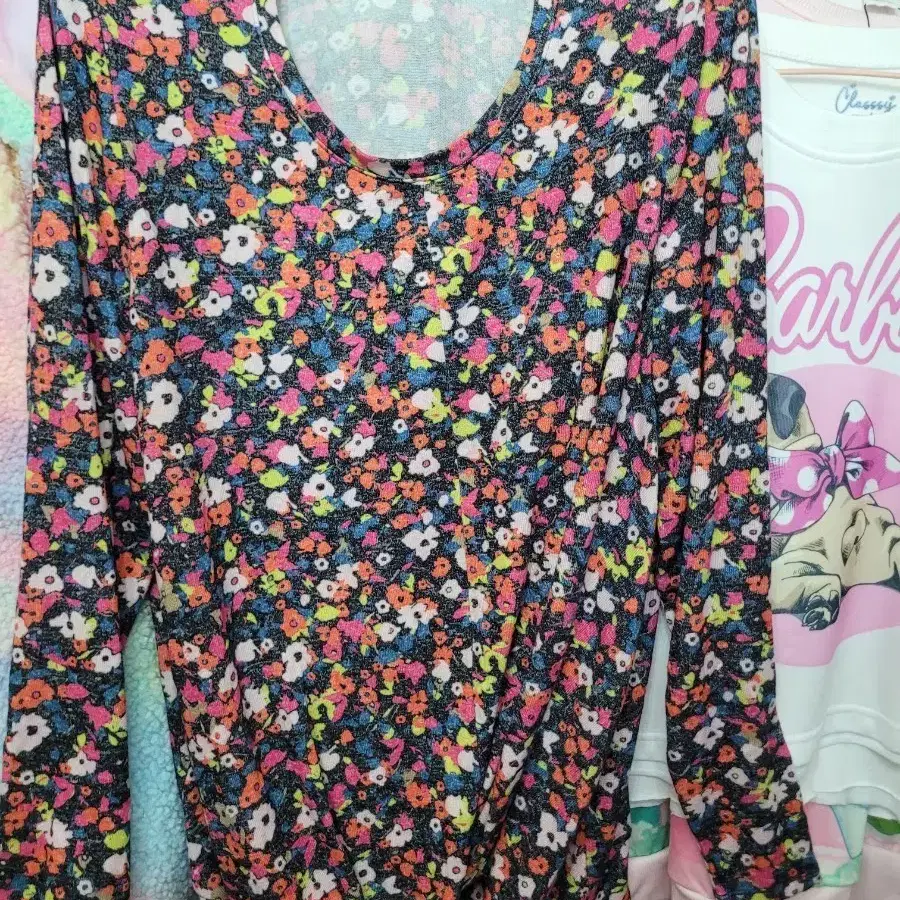 LANE BRYANT 플로럴 긴팔 상의 새상품xL