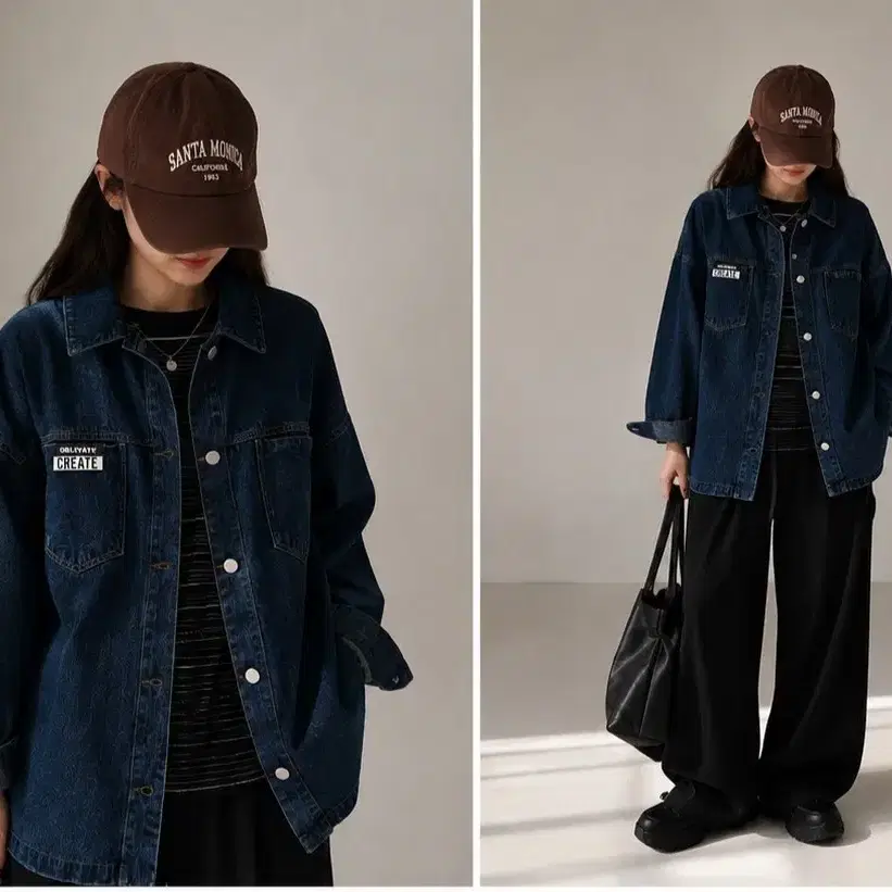 고퀄 데님 워크자켓
