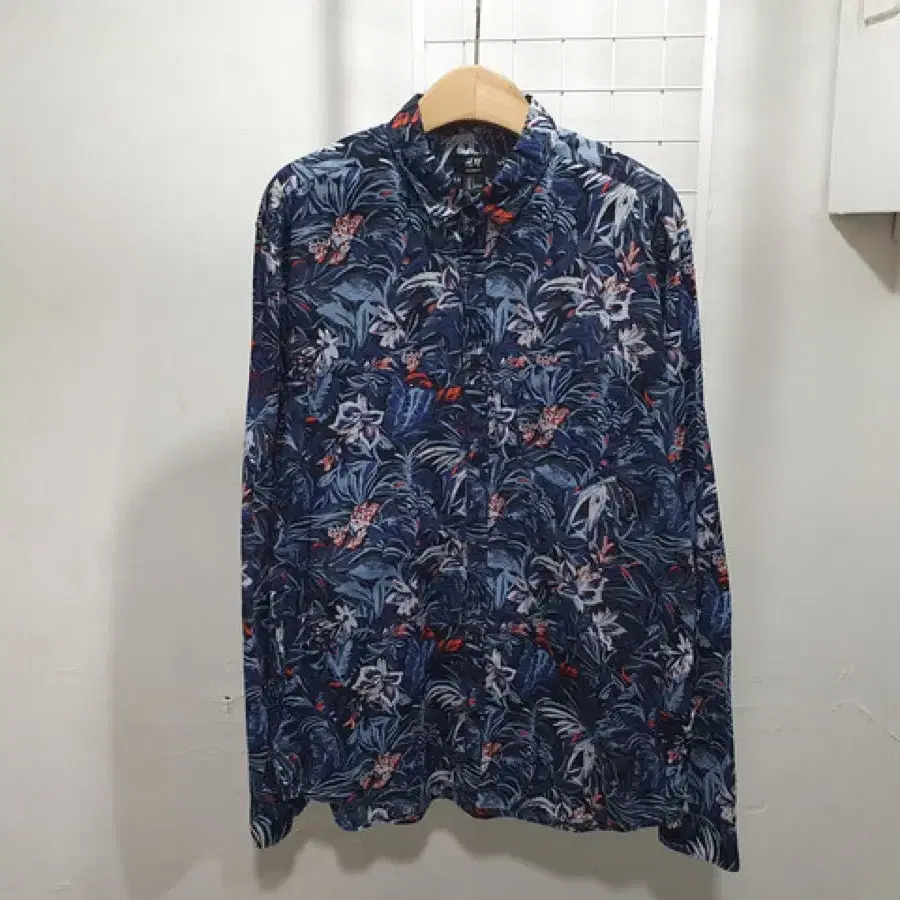 H&M 플로럴 패턴 셔츠 (L~XL)#632S