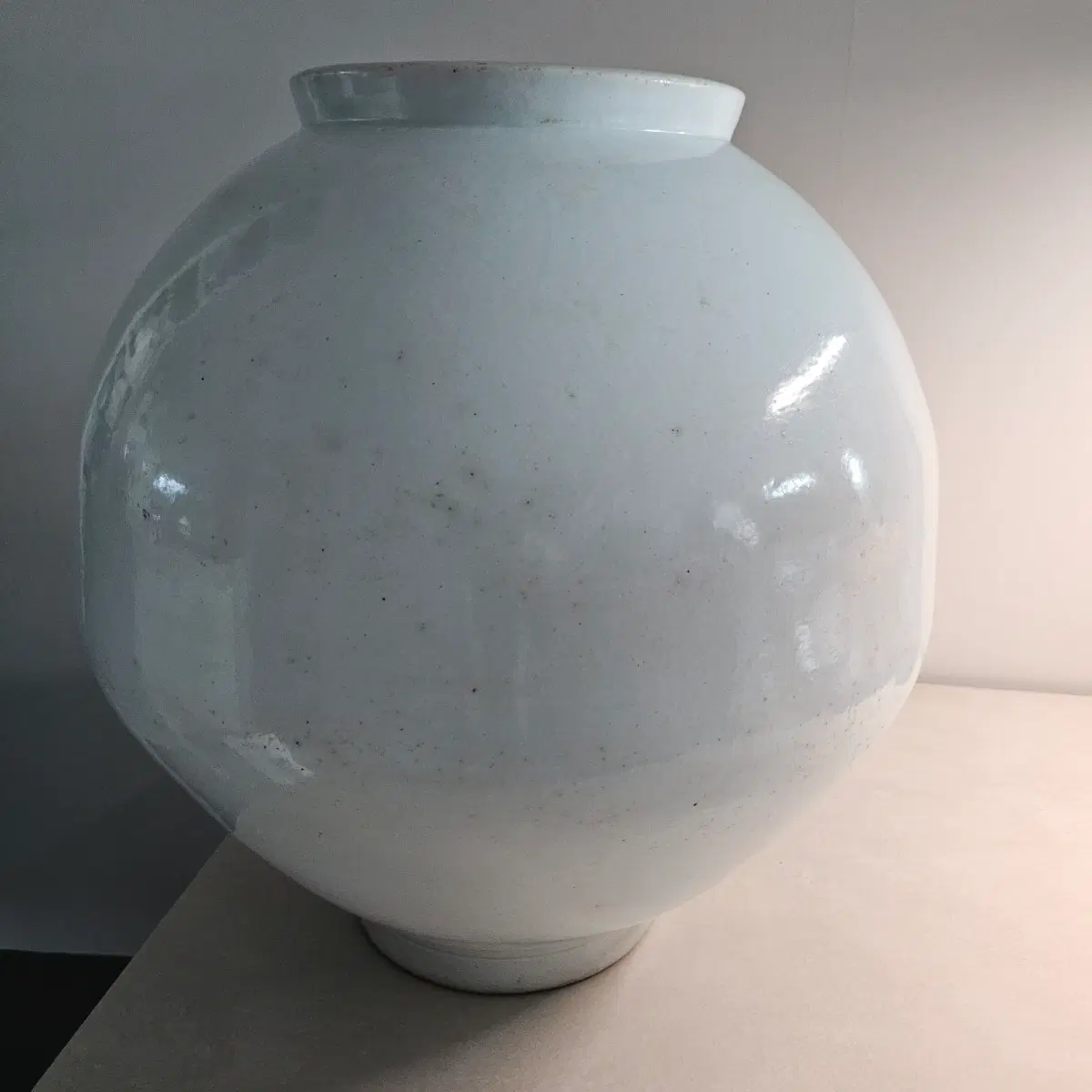 대형 백자 대호 달항아리 45.5cm / 고미술 도자기 소장품