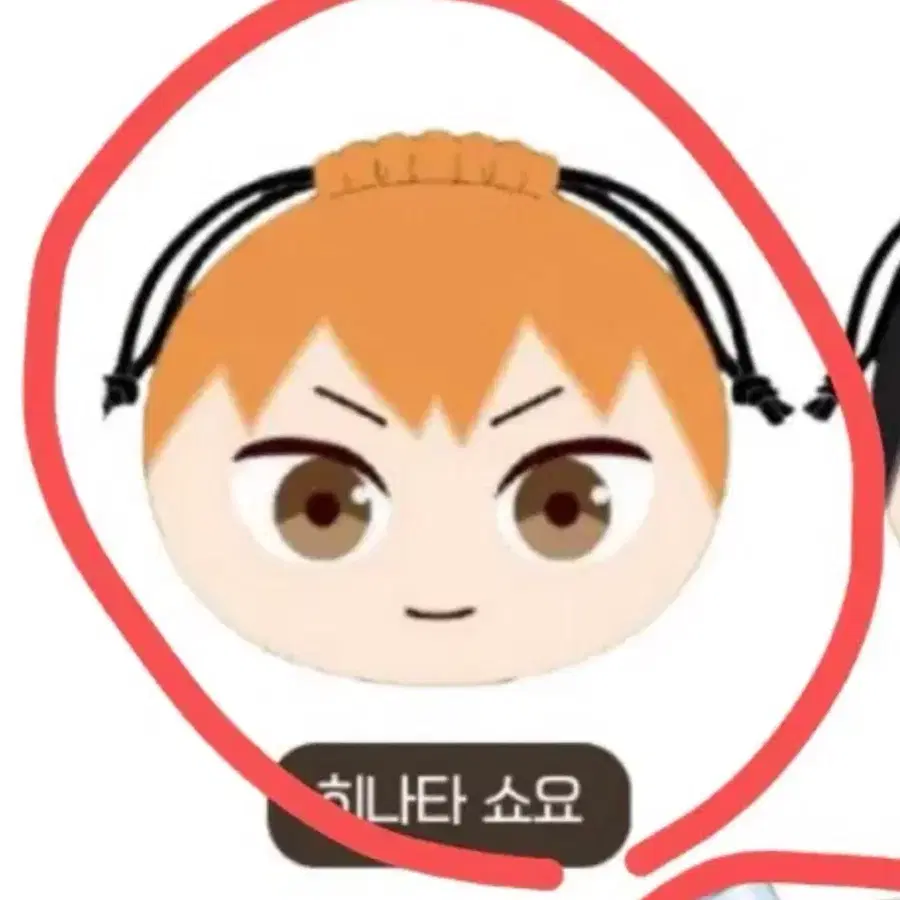 하이큐 후와후와 페이스 파우치 히나타 쇼요