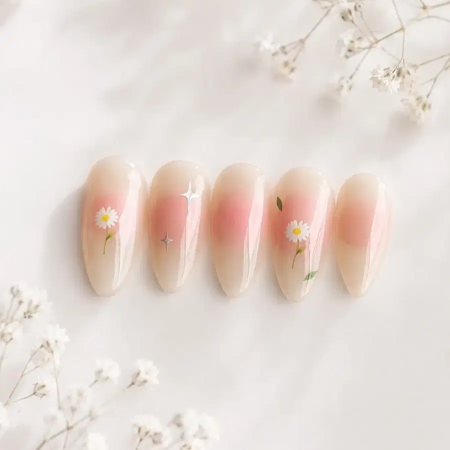 데이지 수제 네일팁