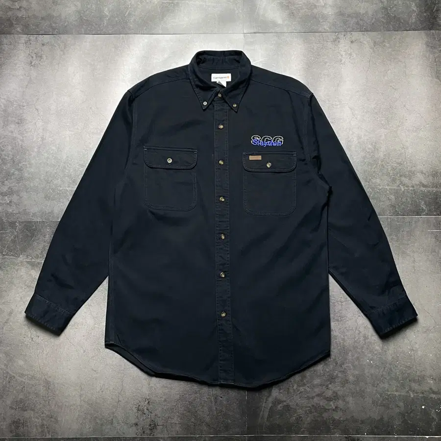 CARHARTT 칼하트S09 플랩포켓 자수 워크셔츠 A01447