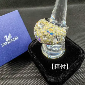 [ 새상품급 ] SWAROVSKI 스와로브스키 반지 신데렐라 16호 박스 포함