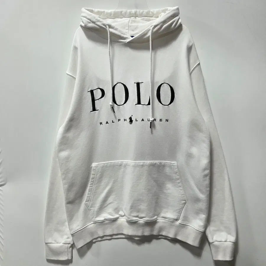 폴로랄프로렌 화이트 POLO 레터링 후드티 L 26082610