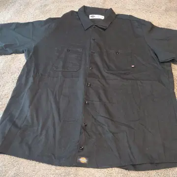 Dickies 워크 셔츠 블랙 3XL 사이즈