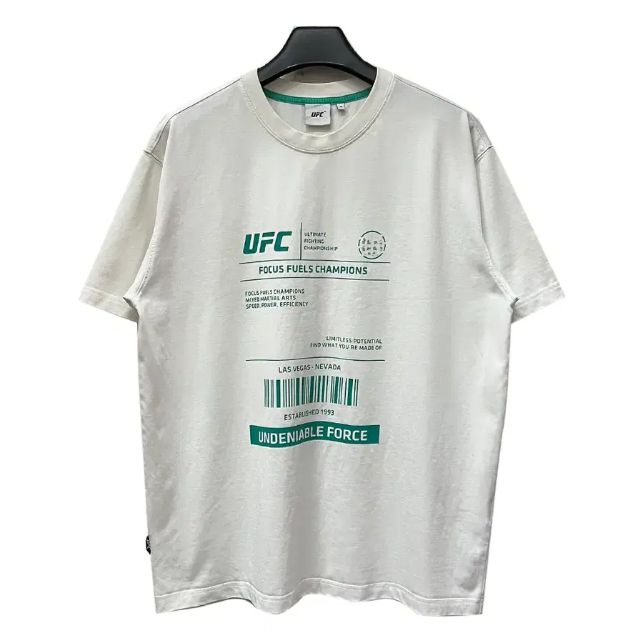 UFC 유에프씨 레이블 릴렉스핏 반팔티 XL