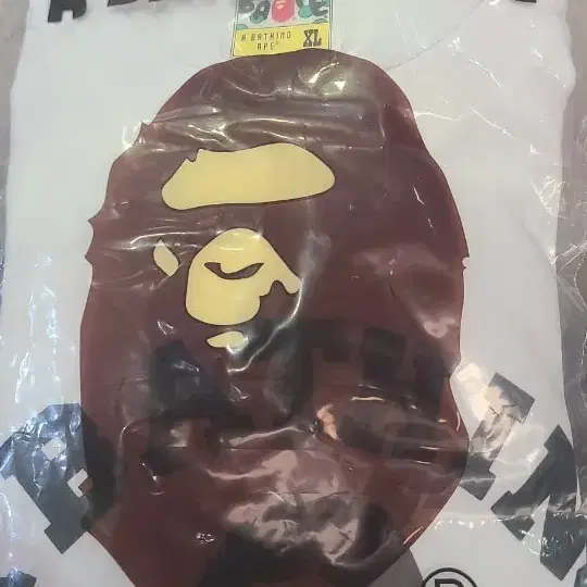 아베티잉에이프 베이프 카모 에이프 반팔티 XL
