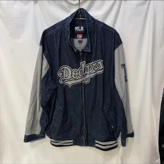 MLB 엠엘비 90s 다저스 데님 자켓