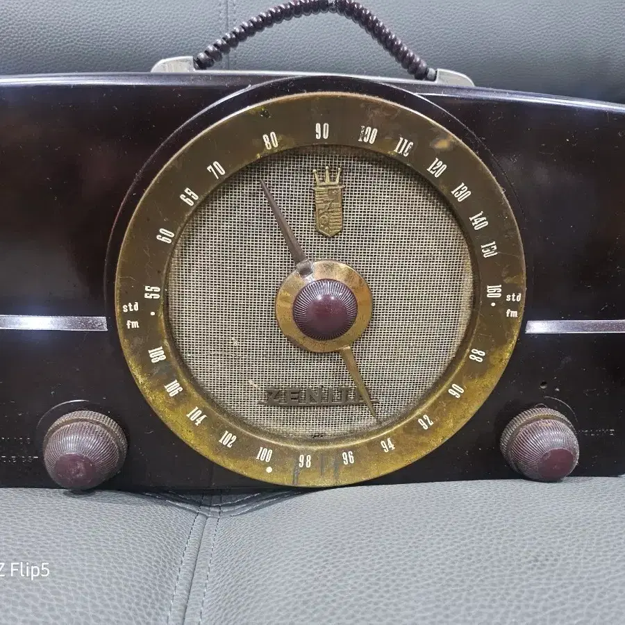 [S급/완벽작동] 1950년대 미국 제니스(Zenith) 빈티지 진공관 라디오 H725 (부엉이 라디오)