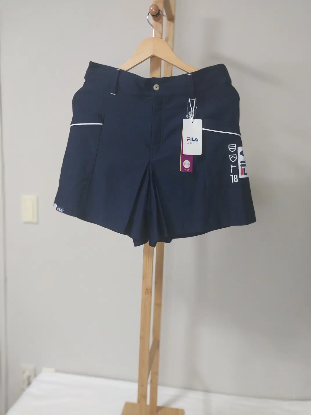 FILA 골프 여성 플리트 치마바지 LL