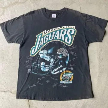 90s Jaguars NFL T셔츠 DELTA 페이드 L USA제