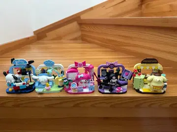 산리오 캐릭터 미니어처 피규어 5종 세트 LEGO풍