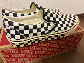 VANS 반스 슬립온 CHK BLK/MARSHMA 28cm 미사용 새상품