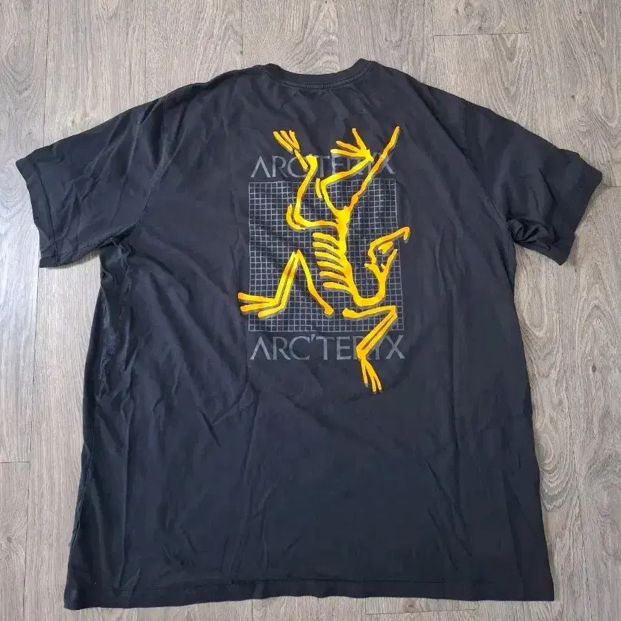 2XL 아크테릭스 아크멀티 버드 로고 반팔 티셔츠 블랙