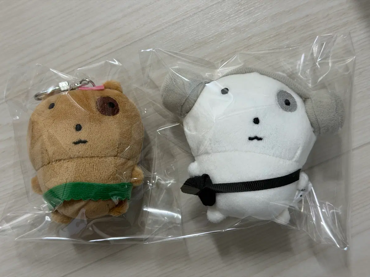 (2개세트) 눈멍냥이 눈멍이 태닝눈멍 헤드폰눈멍 약 9cm 눈멍 인형 키링