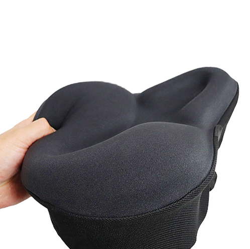 푹신한 자전거 안장커버 5cm 젤 쿠션 와이드 생활방수 실내자전거 야외 자전거