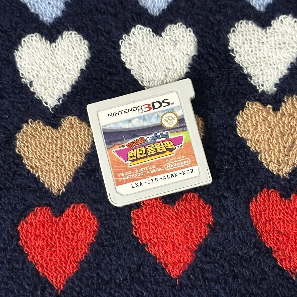 중고알칩) 닌텐도 3DS 마리오와 소닉 런던 올림픽 게임