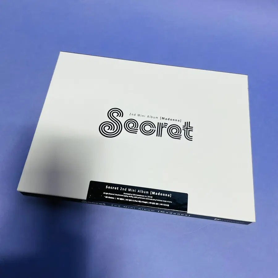[중고음반/CD] 시크릿 Secret 미니 2집 Madonna