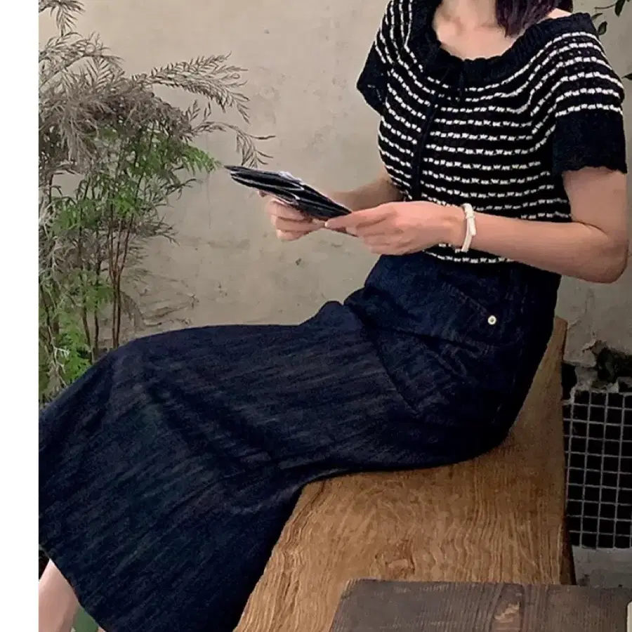 [여성/새상품포함]니트+청 스커트 일괄
