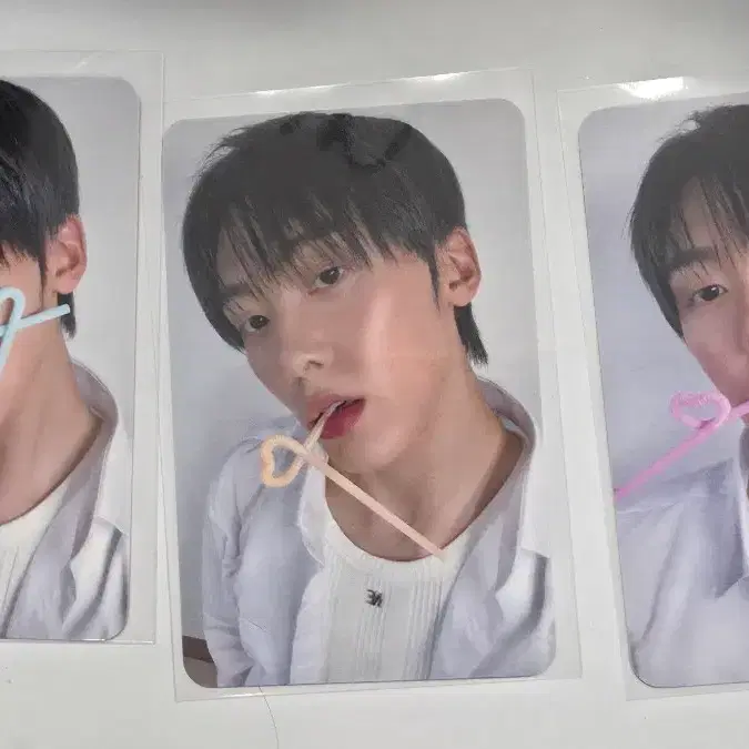 아스트로 윤산하 미공포 위드뮤 하트빨대