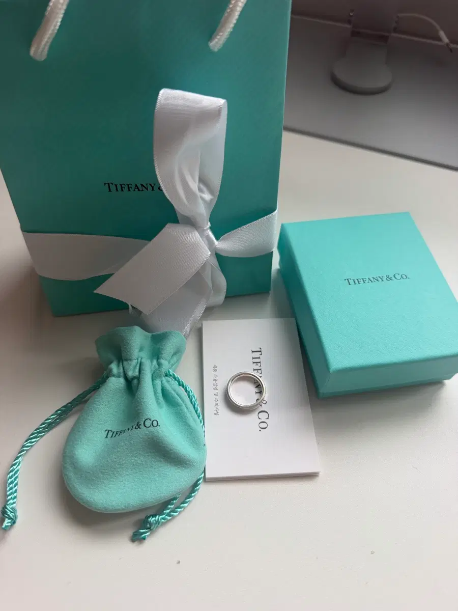 (단종템)티파니앤코 1837 링 네로우 실버