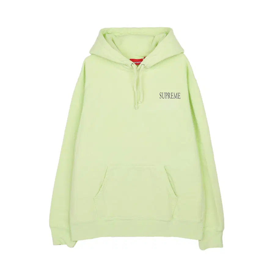 [XL] 슈프림 디클라인 후드 스웨트셔츠 페일라임 - 17FW