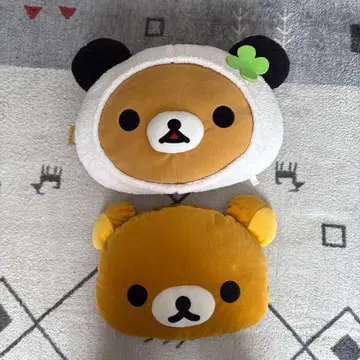리락쿠마 쿠션 2개 세트