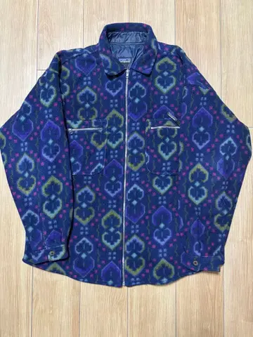 1994년제 Patagonia 신틸라 오버 셔츠 태피스트리 패턴 L