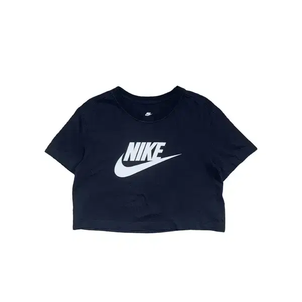 NIKE NSW 크롭 티셔츠 블랙 S